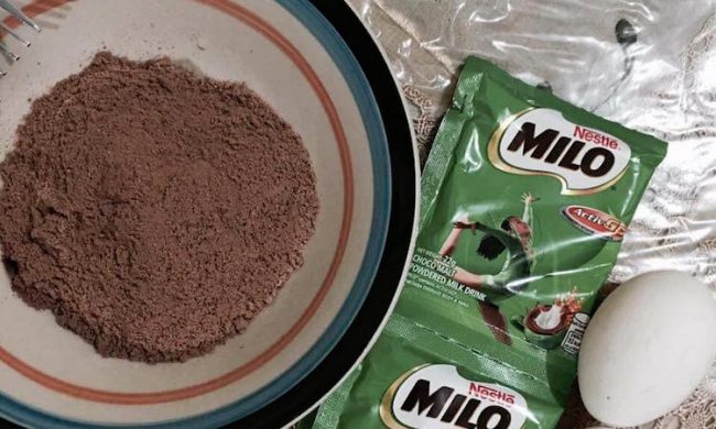 Cara buat kek milo